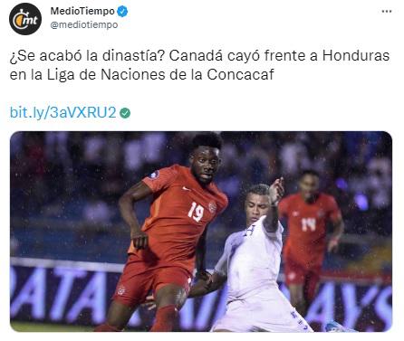 Se quejan del césped y ¿se acabó la dinastía?: Así reaccionó la prensa internacional tras el triunfo de Honduras sobre Canadá