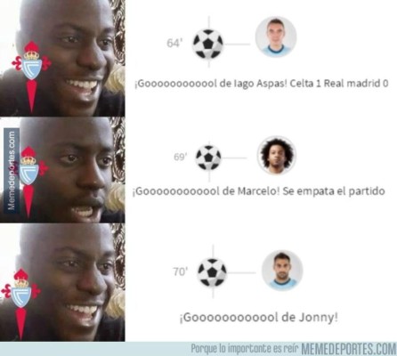 Despiadados memes contra Real Madrid por derrota contra el Celta