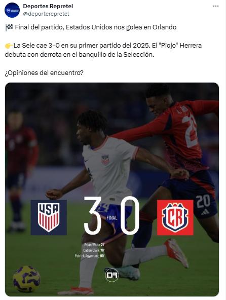 Miguel “Piojo” Herrera sufrió goleada en su debut ante USA: lo que dicen en Costa Rica y el único jugador que lo “enamoró”