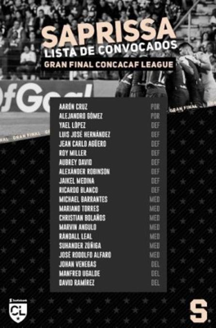 Motagua recupera a Mayorquín y Saprissa reporta baja en la final de Liga Concacaf