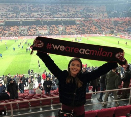 ¡Hermosa! Alice Arlanch la hermosa madrina del Giro y aficionada al Milán