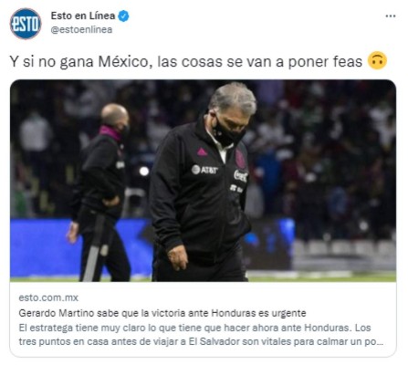 'El Tri va a sufrir y ya juegan sin miedo': Así calienta la prensa de México el duelo contra Honduras ¿Otro Aztecazo?&nbsp;&nbsp;&nbsp;