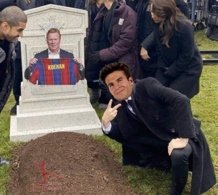 Koeman fue despedido del Barcelona y los memes destrozan al entrenador holandés