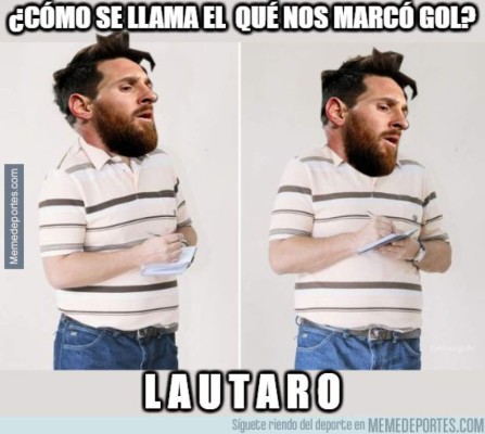 Messi, Barcelona y los memes del sufrido triunfo contra el Inter en la Champions