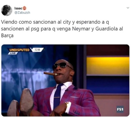 Los memes destrozan al Manchester City y a Pep Guardiola tras la dura sanción de la UEFA