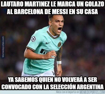 Messi, Barcelona y los memes del sufrido triunfo contra el Inter en la Champions