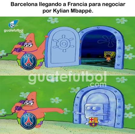 Ola de jocosos memes luego de que sonó el fichaje de Mbappé al Barcelona: Messi también es protagonista de las burlas