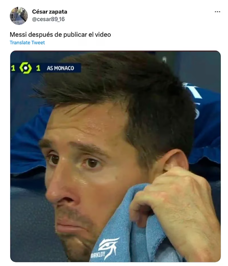¡Messi colgó un video pidiendo perdón al PSG y estallaron las redes con jocosos memes!