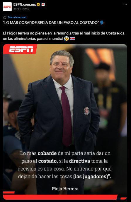 Lejos del Mundial, Cobarde y Gracias Haití: en Costa Rica llenos de cólera piden que lo echen de la selección