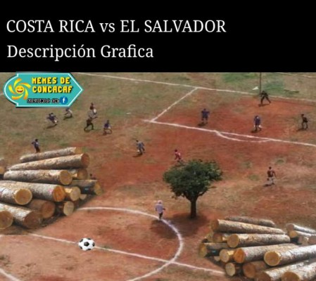 Se burlan en memes de Costa Rica y El Salvador por su empate en Copa Centroamericana