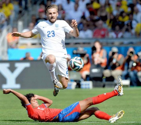 Una sorprendente Costa Rica despide a Inglaterra del mundial Brasil 2014.
