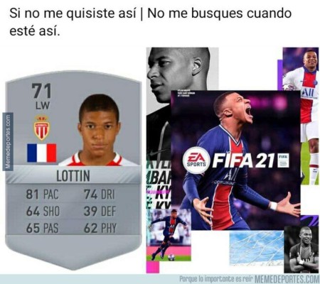 Los crueles memes de la 'desastrosa' portada de FIFA 21 con Mbappé de protagonista