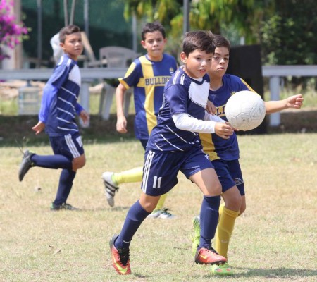 Pequeños derrocharon talento en el Soccer Festival en La Lima