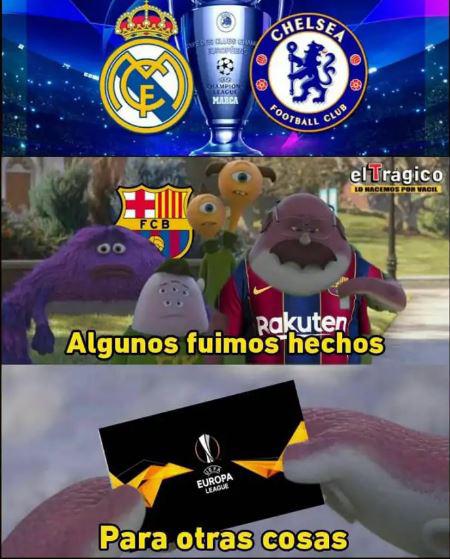 ¡Destrozan al Barcelona! Los graciosos memes que dejó la clasificación del Real Madrid a las semifinales de Champions
