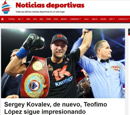 Lo que dicen los medios sobre el nocaut de Teófimo López