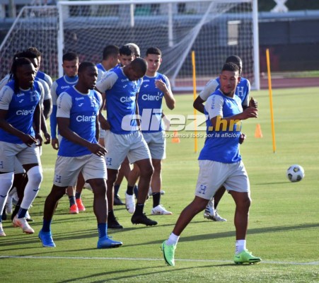 ¡Sonrisas, concentración y novedades! Las postales del primer entreno de Honduras en Houston
