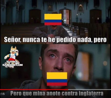 ¡Crueles! Los mejores memes de la eliminación de Colombia del Mundial a manos de Inglaterra