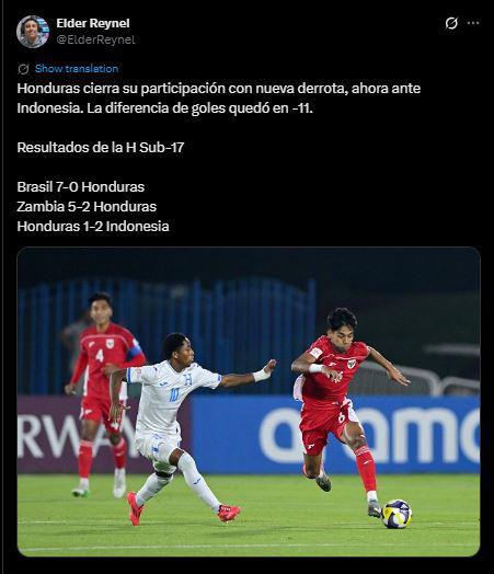 Un fracaso más, Terminó el martirio: así reaccionó la prensa tras la dura eliminación de Honduras del Mundial Sub-17