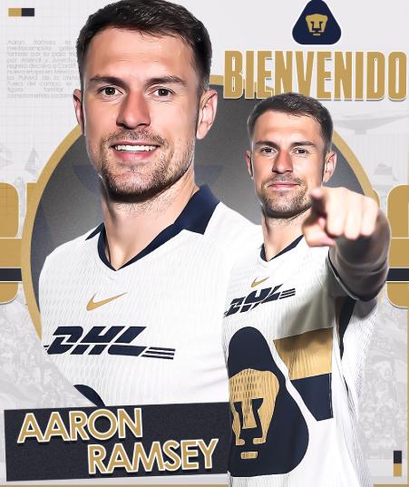 Aaron Ramsey rompe con Pumas y huyó de México: se confirmó el motivo de su drástica decisión