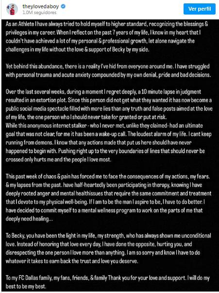 Sebastián Lletget rompe el silencio y cuenta toda la verdad sobre su infidelidad a Becky G ¿Engañó a la cantante?