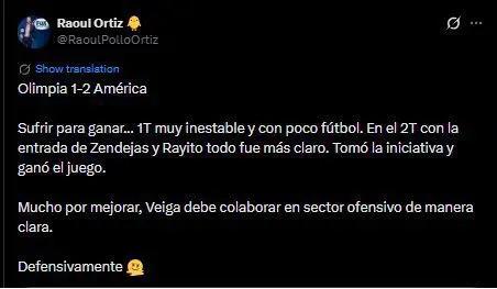 Fue cobarde, tuvo miedo y a punto de hacer el ridículo: así reaccionó la prensa a la derrota de Olimpia ante el América