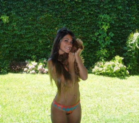 Las 15 fotos de la hermosa Antonella Roccuzzo, pareja de Lionel Messi