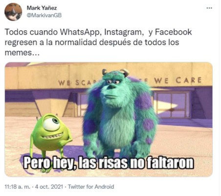 ¡Te vas a morir de risa! Los memes que está dejando la caída mundial de Facebook, Instagram y Whatsapp