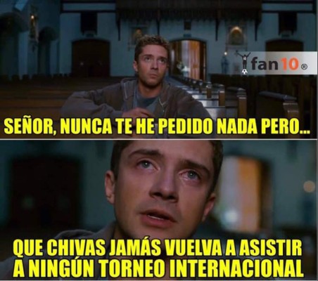 Acribillan a Chivas con memes tras hacer el ridículo en el Mundial de Clubes