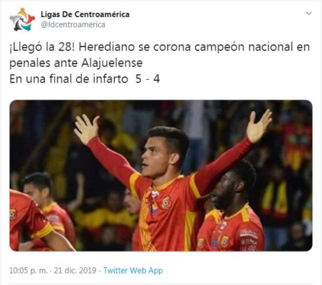 Lo que dicen los medios tras el título de Herediano ante Alajuelense