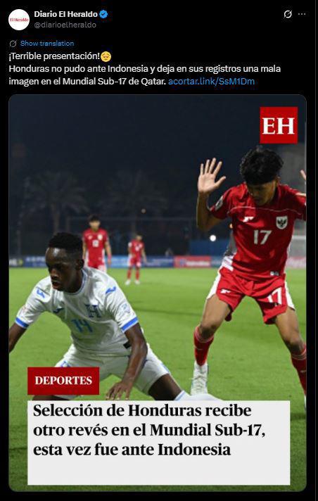 Un fracaso más, Terminó el martirio: así reaccionó la prensa tras la dura eliminación de Honduras del Mundial Sub-17