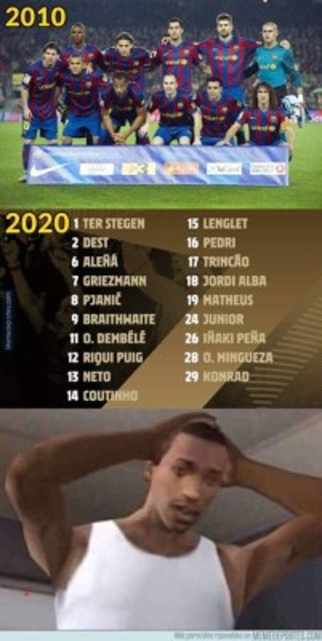 Braithwaite marca doblete con el Barcelona en Champions y los memes estallan las redes