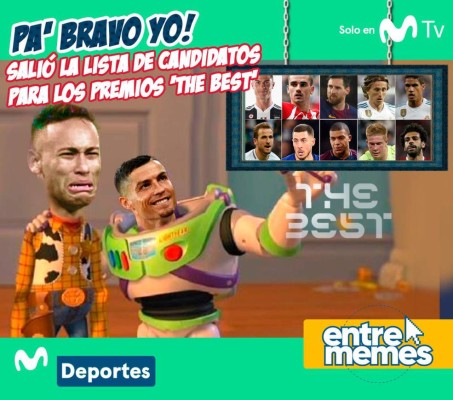 MEMES: Hacen pedazos a Neymar por no ser nominado para los premios The Best