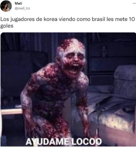 ¿Tiembla Argentina? Los jocosos memes que dejó la goleada de Brasil a Corea del Sur en el Mundial