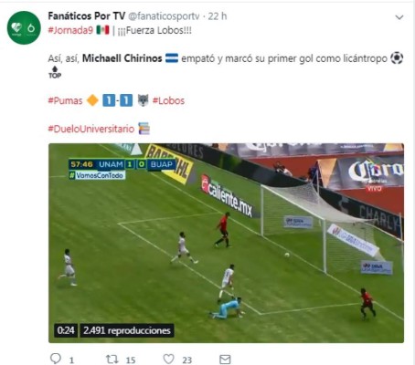 Lo que dicen los medios mexicanos tras el gol de Michaell Chirinos