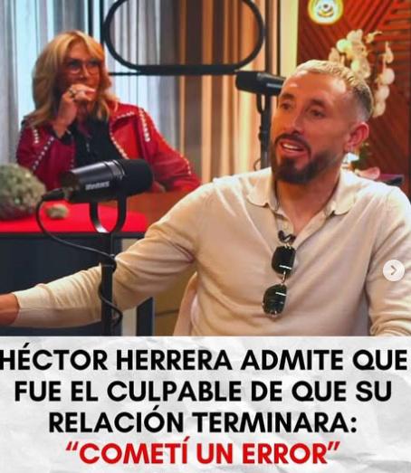 Héctor Herrera señala el verdadero culpable de su divorcio con Shantal Mayo: “Soy consciente”