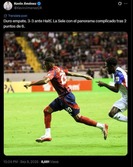 Lejos del Mundial, Cobarde y Gracias Haití: en Costa Rica llenos de cólera piden que lo echen de la selección