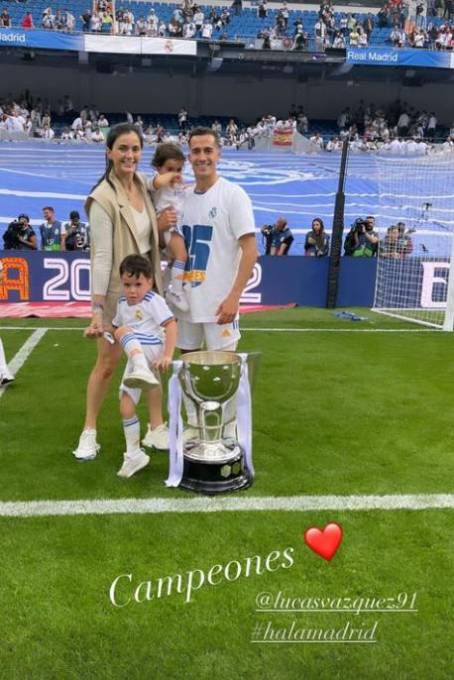 Las novias de los cracks del Real Madrid deslumbran en el Bernabéu: Besos, fotos y la novia de Militao se puso “coqueta”