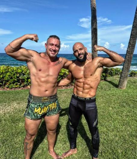 ¡De locos! Así entrena el guardaespaldas de Messi mientras lo espera en Miami y practica fútbol con una estrella