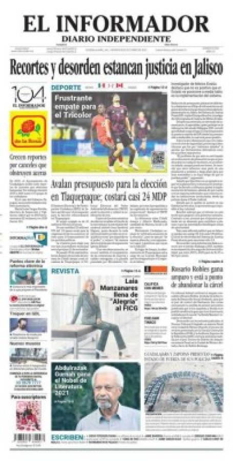 ¡Exhibidos, maldición, sin gol! Prensa mexicana fulmina al tri, euforia en El Salvador; drama en Costa Rica y Honduras