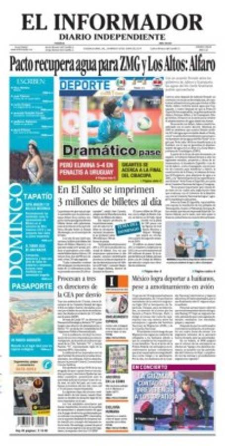 Lo que dicen las portadas de México tras el sufrido pase a semifinales ante Costa Rica