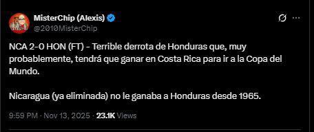 Vergonzoso, Somos el hazmerreír: señalan al culpable de la caída de Honduras ante Nicaragua en la Eliminatoria
