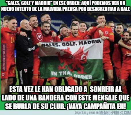 'Grada, multa, despido': Los crueles memes de la bandera de Bale al Real Madrid