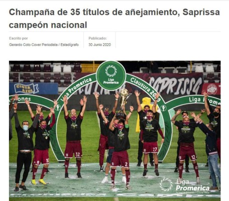 Prensa tica destroza al Alajuelense por su pobre juego y alaba la conquista de Centeno y Saprissa