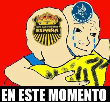 Los memes no perdonan a Real España tras perder el liderato de la Liga Nacional ante Olimpia