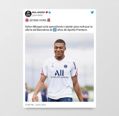 Ola de jocosos memes luego de que sonó el fichaje de Mbappé al Barcelona: Messi también es protagonista de las burlas