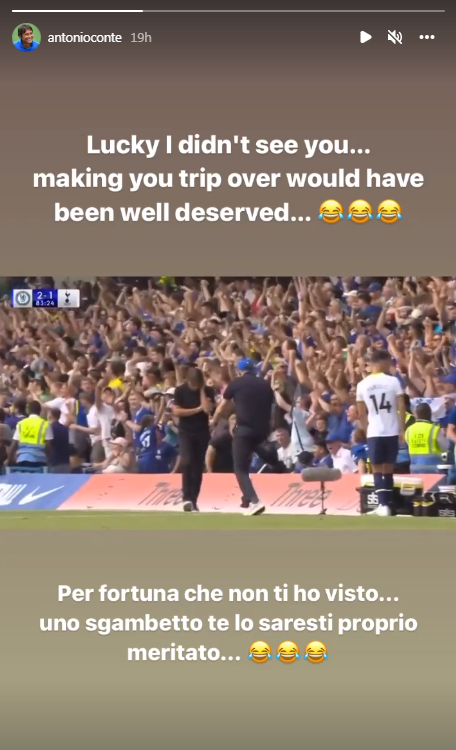 Conte no da tregua y sigue la guerra contra Tuchel: ‘‘Tuviste suerte de que no te haya visto...’’