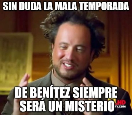MEMES: Fuertes burlas contra Rafa Benítez y Real Madrid