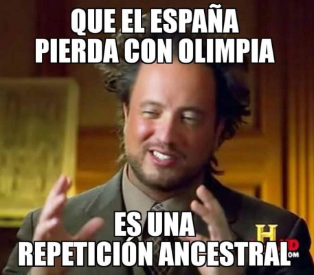 ¡Para morir de risa! Triunfo de Olimpia ante Real España dejó divertidos memes