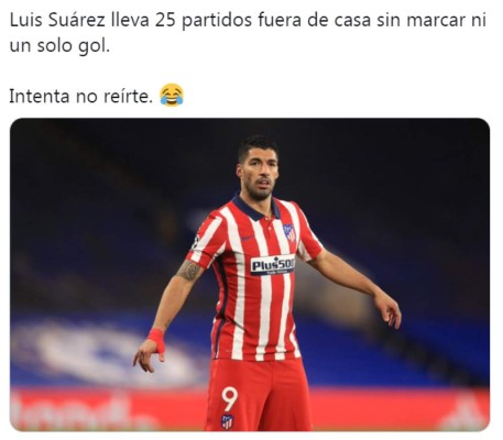 ¡Destrozan a Suárez! Los terribles memes luego de la dolorosa eliminación del Atlético ante el Chelsea