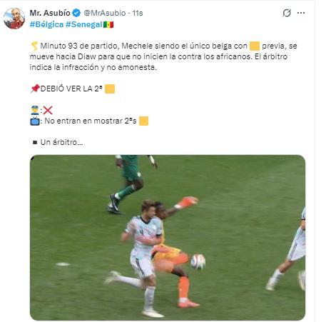 Las polémicas que señalan a Saíd Martínez en la histórica remontada de Bélgica ante Senegal